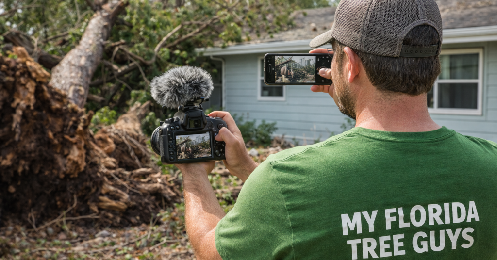 Documenting Tree Damage After a Florida Hurricane
